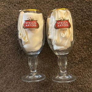 Stella beer glasses
